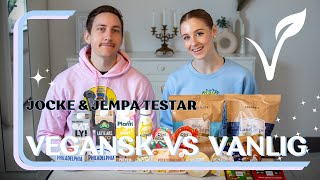 VEGANSKT VS VANLIG pt2 CHIPS CHOKLAD PROPUD BLOOPERS [upl. by Ecaroh844]