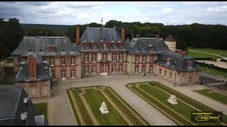 Château de Breteuil  Vidéo drône aérien [upl. by Trebornhoj552]