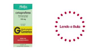 Cetoprofeno COMO DEVO USAR ESTE MEDICAMENTO Lendo a Bula remedios cetoprofeno [upl. by Neivad]