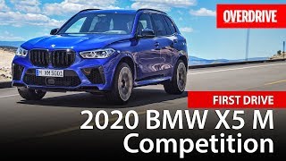 2020 BMW X5 M Competition first drive review  OVERDRIVE [upl. by Einre]