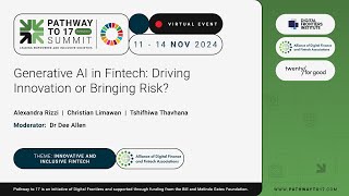 Generative AI in Fintech Driving Innovation or Bringing Risk [upl. by Llehctim]