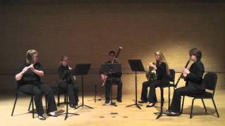 Madera Wind Quintet  Farkas Mvt V  Ugrós Leaping Dance [upl. by Bogie]