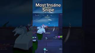 Most Insane Snipe fortnite fortniteclips gaming [upl. by Garnes850]