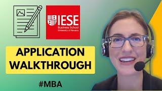 How to Fill Out IESE MBA Application  Best Practices for Writing a Compelling IESE MBA Application [upl. by Odravde]