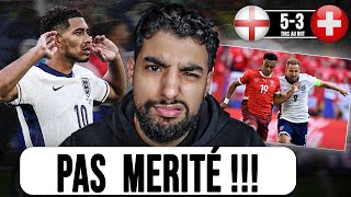 Une Qualification HORRIBLE de lAngleterre   Debrief Angleterre vs Suisse 14 finale Euro 2024 [upl. by Adnilem]