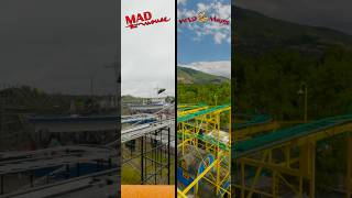 MAD vs WILD lagoon littleamerricka pov rollercoaster wildmouse fun themepark [upl. by Nahor33]