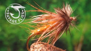 Fly Tying an October Caddis Wet Fly [upl. by Revned]