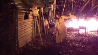 Tulleys Shocktoberfest Horror Theme Park rides horror actors screams and scares Sussex England [upl. by Daigle]