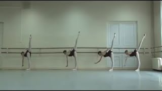 Vaganova Ballet Academy Classical Exam 4th Class  Barre [upl. by Azilem]