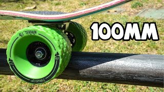 100mm ALL TERRAIN SKATEBOARD WHEELS [upl. by Mail]