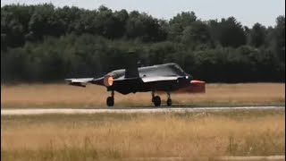 2x F35 amp 2x F16 Takeoff with afterburner amp landing at Volkel Airbase [upl. by Barbara]