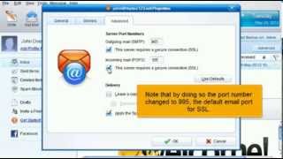 Configuring a POP email account with SSL in IncrediMail [upl. by Obeded347]