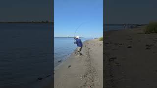 Casting 10ft Rod fishingmethods casting saltwaterfishing fishing fishingvideo [upl. by Iddo]