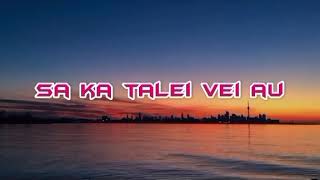 “Sa Ka Talei” Karaoke Fijian gospel song [upl. by Dorreg]