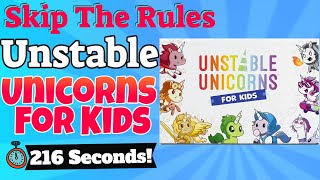 How To Play Unstable Unicorns For Kids [upl. by Scutt]