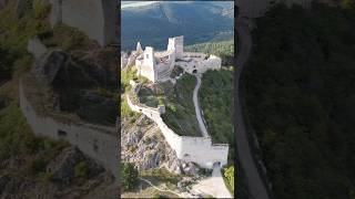 Čachtický hrad 🏰🇸🇰 cachtice drone kamnavylet djiglobal slovakiatravel slovensko trip hrad [upl. by Teirrah]