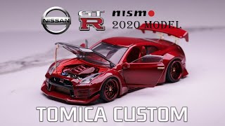 NISSAN GT R nismo 2020 fully opening doors custom tomica [upl. by Maunsell]