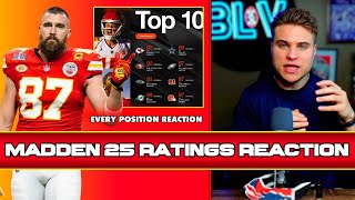 Reacting to Madden 25 Ratings  Every Position and Top Teams [upl. by Moon]