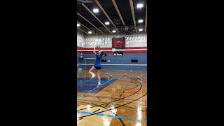 Volleyball drill for setters  Regular sets or a 1 foot jump set [upl. by Stefano]