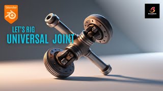 Universal Joint Rigging Animation in Blender [upl. by Macnamara863]