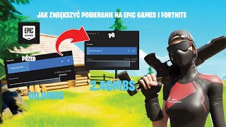 JAK SZYBCIEJ POBIERAĆ AKTUALIZACJE DO FORTNITE I GRY NA EPIC GAMESfortnite epicgames poradnik [upl. by Auoy]