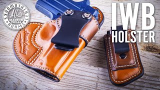 Making a LINED amp STEEL Reinforced ClipOn IWB Holster  Sig P238 [upl. by Ram]