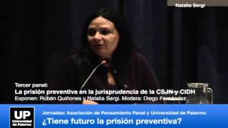 Primeras Jornadas quot¿Tiene futuro la prisión preventivaquot en la Universidad de Palermo 33 [upl. by Mailand]