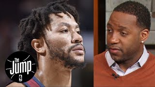 Tracy McGrady feels bad for Derrick Rose  The Jump  ESPN [upl. by Eednil]