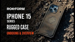 ROKFORM iPhone 15 Series Rugged Case  Unboxing [upl. by Shaner]