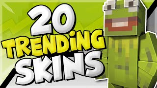 20 Trending Minecraft Skins [upl. by Lramaj]