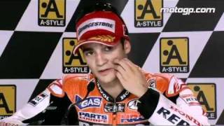 Dani Pedrosa interview after the Aragon GP [upl. by Marquet150]