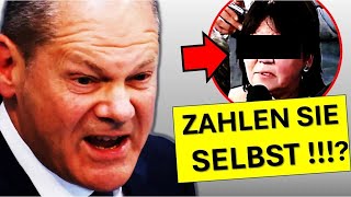 WARUM ZAHLEN SIE NICHT SELBST IN DIE RENTE EIN  BÜRGERIN ENTLARVT SCHOLZ [upl. by Anilatac618]