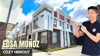 Inside a RELAXED 3BR Town House For Sale in Muñoz Quezon City  House Tour [upl. by Ecinom246]