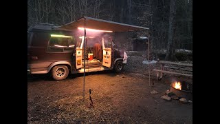 Hightop CamperVan ARB Awning Installation [upl. by Aiuoqes]