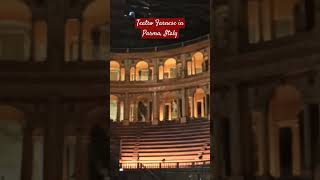 Teatro Farnese Parma Italy [upl. by Suirtimid933]