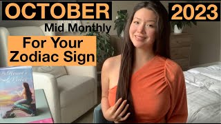 OCTOBER 2023 Mid Monthly For Your Zodiac Sign 🧹 [upl. by Yentruoc]