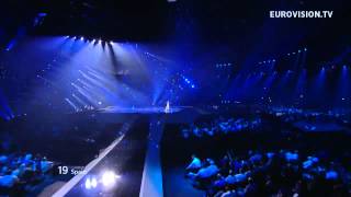 Pastora Soler  Quédate Conmigo Stay with me  Spain  Live  Grand Final  2012 Eurovision [upl. by Rondi232]