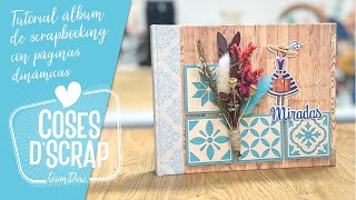 Tutorial álbum de Scrapbooking con páginas dinámicas Precioso [upl. by Selemas616]