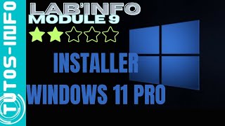 INSTALLER WINDOWS 11 PROFESSIONNEL SUR VIRTUALBOX module 9 [upl. by Brynna]