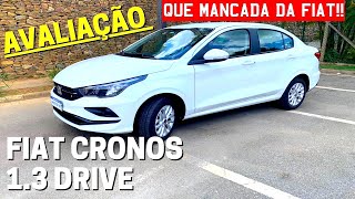 Avaliação Fiat Cronos Drive 13 manual  Melhor sedan compacto do Brasil [upl. by Viridi]