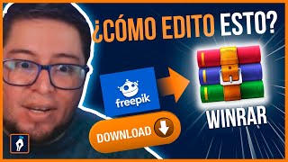 🙃Cómo USAR los RECURSOS Descargados de FREEPIK  Vectores y PSD [upl. by Damaris]