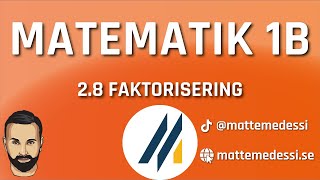 28 Faktorisering Ma1b 20242025 [upl. by Fillian]