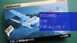 Eduard 148 F4F4 Wildcat Early Profipack 82202 Review [upl. by Arimat]