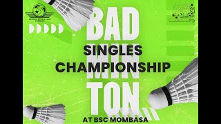 BURHANI BADMINTON SINGLES CHAMPIONSHIP  MENS OPEN [upl. by Holofernes706]