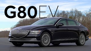 2023 Genesis G80 EV  Talking Cars with Consumer Reports 365 [upl. by Enwahs]