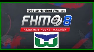 Franchise Hockey Manager 8  First look at game play 197980 Toronto Maple Leafs vs Hartford Whalers [upl. by Ixela82]