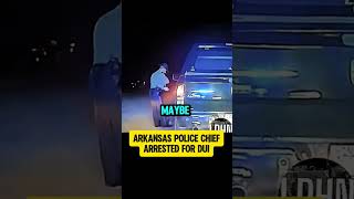 Arkansas Police Chief Arrested For DUI [upl. by Anirok296]