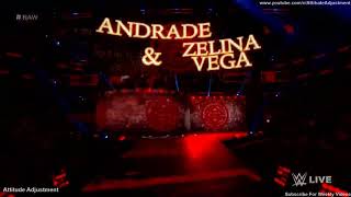 Andrade amp Zelina Vega Entrance RAW [upl. by Madora]