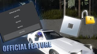 TESTING OUT ROBLOX OFFICIAL FPS UNLOCKER FEATURE [upl. by Anolahs]