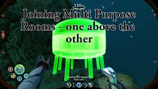 How to stack Multi Purpose rooms in Subnautica and Subnautica Below Zero [upl. by Ydualc]